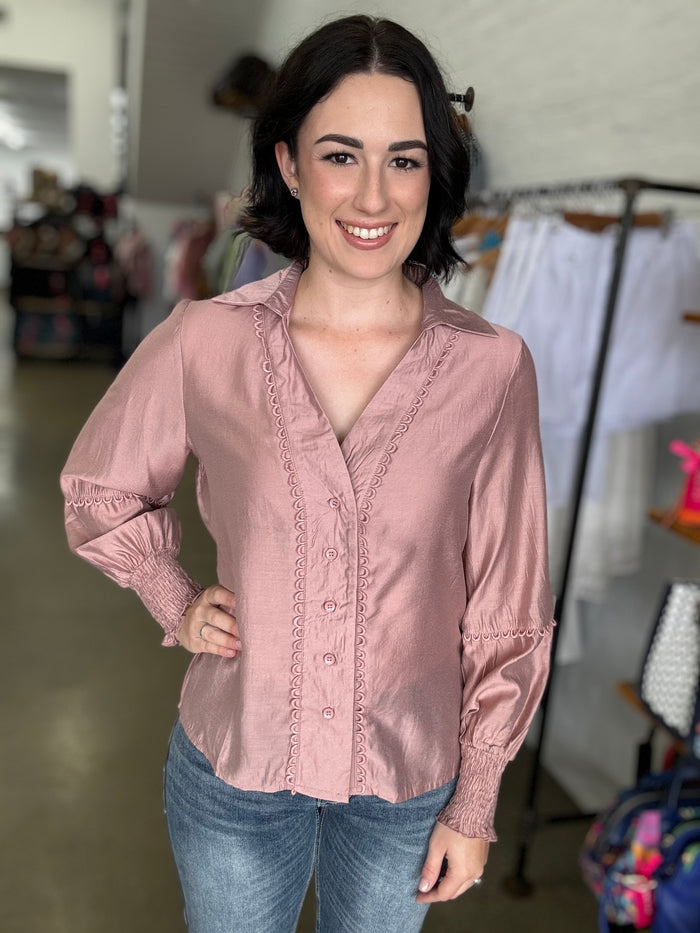 Alice Top - Dusty Pink