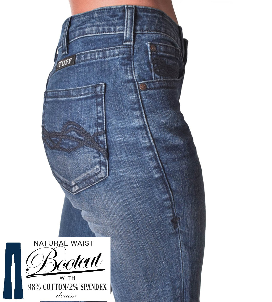 Cowgirl Tuff Jeans - Double Blues