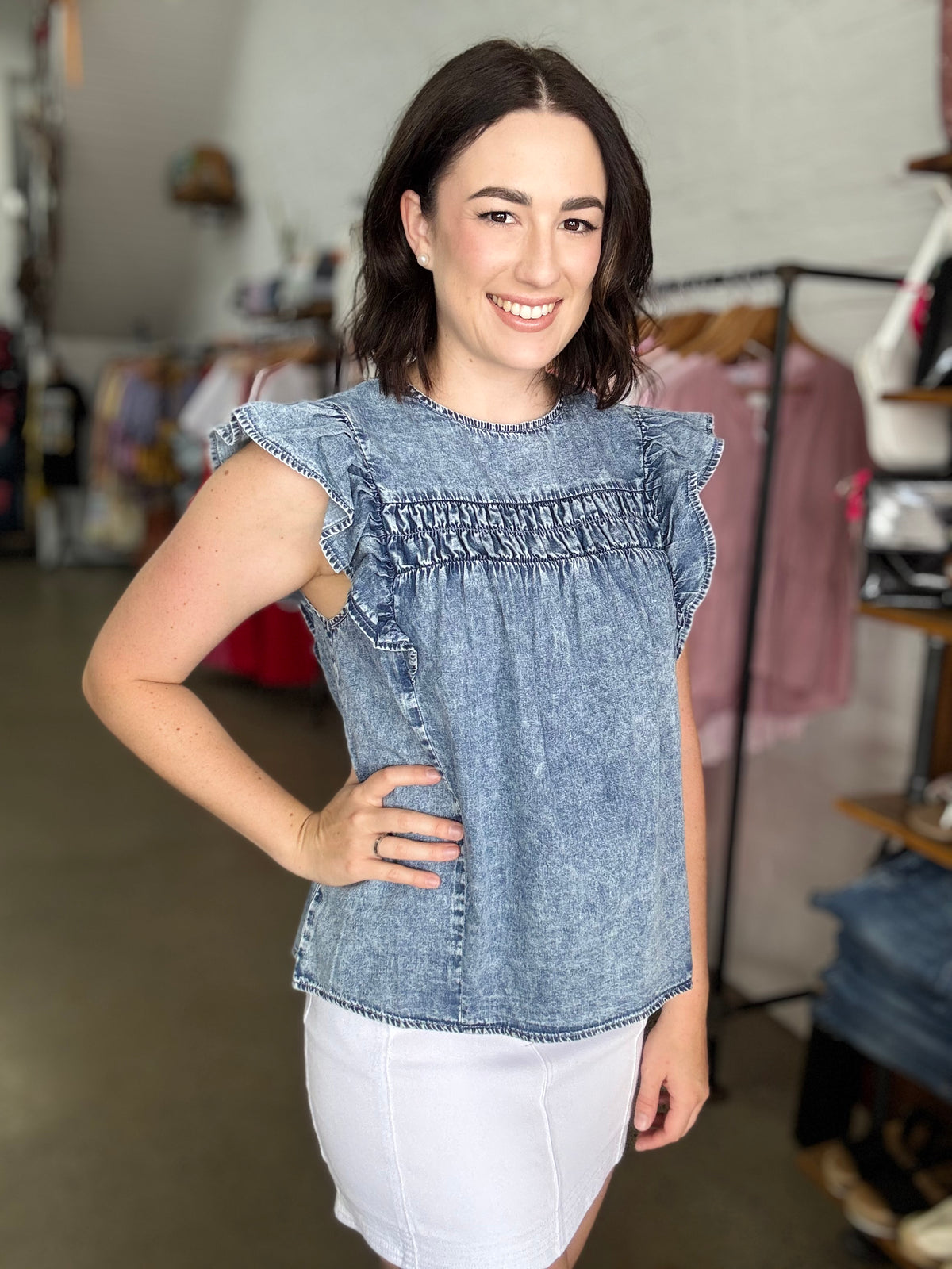 Annalee Top - Denim