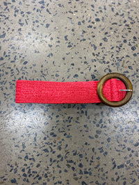 Boutique Belt - Ruby Red