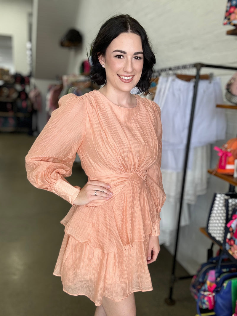 Nora Dress - Peach