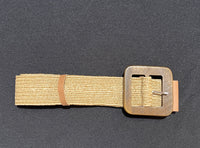 Boutique Belt - Square Buckle (Dark Beige)