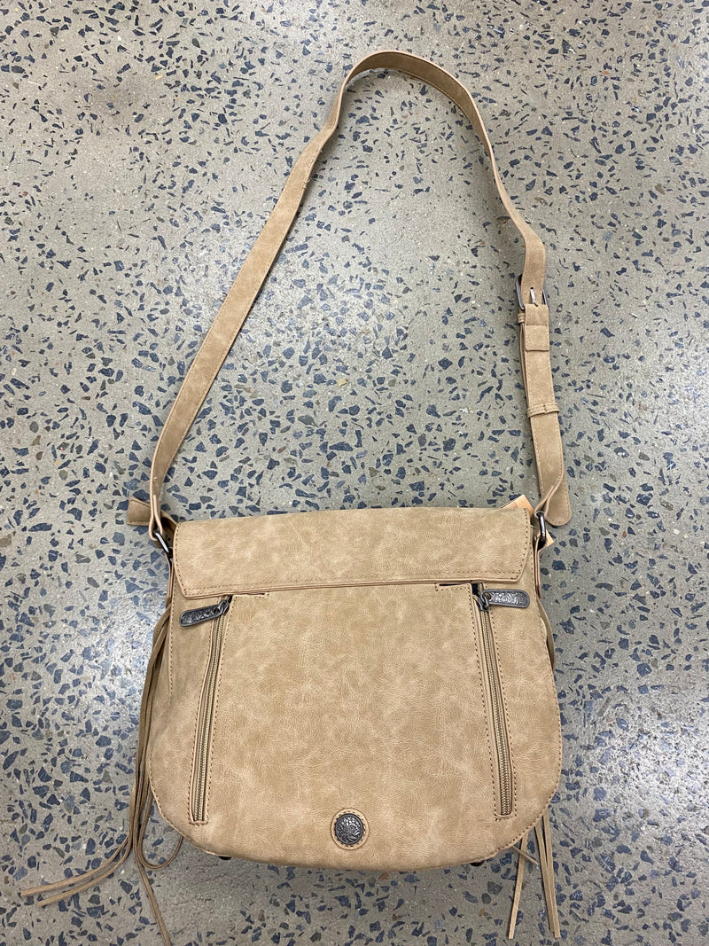 Sadie Beige Aztec Crossbody