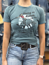 Kimes Ranch Tee - All Kimes of Fun (Indigo)