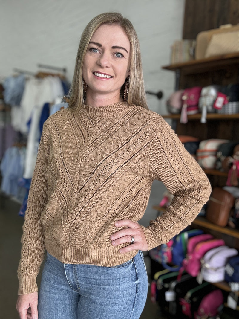 Cleo Knit - Tan