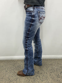 Cowgirl Tuff Jeans - Red Roan