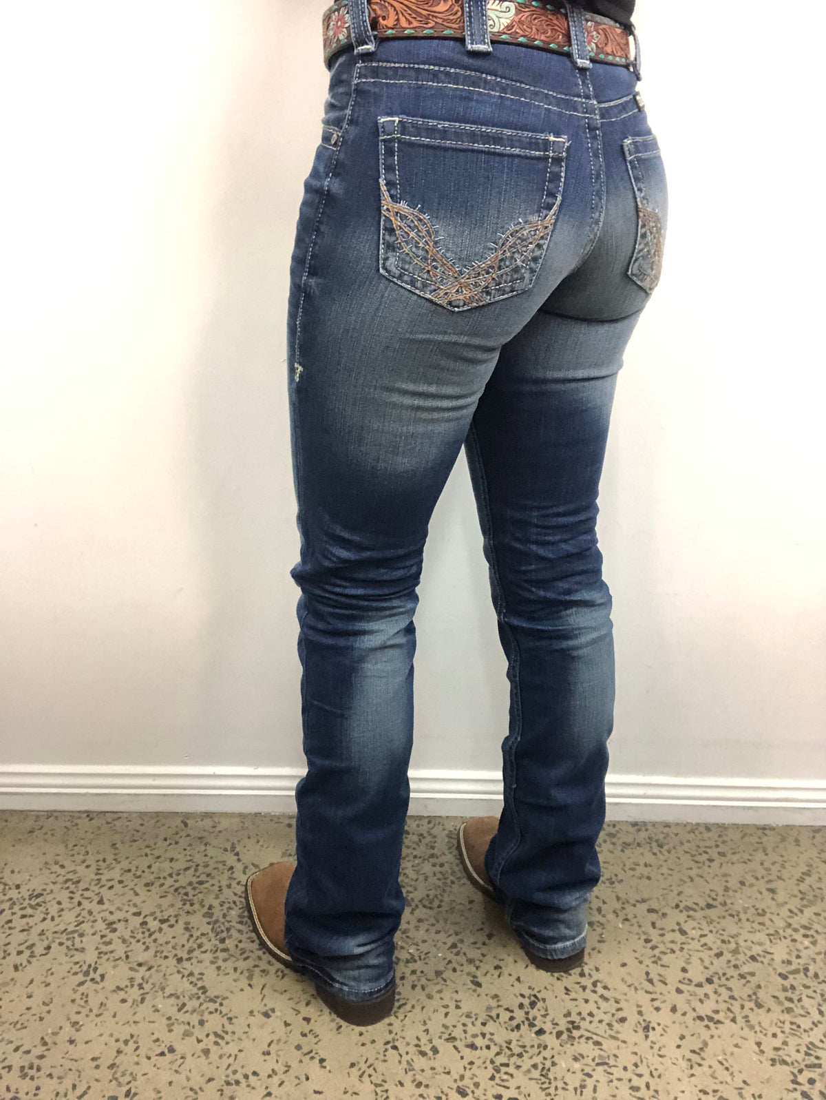 Cowgirl Tuff Jeans - True Blue