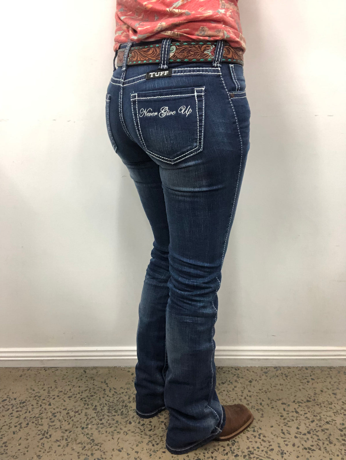 Cowgirl Tuff Jeans - Never Give Up Light