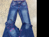 Cowgirl Tuff Jeans - Pink Arrows