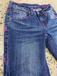 Cowgirl Tuff Jeans - Pink Arrows