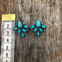 Lara - Turquoise Western Earrings