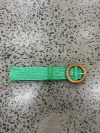 Boutique Belt -Vibrant Green