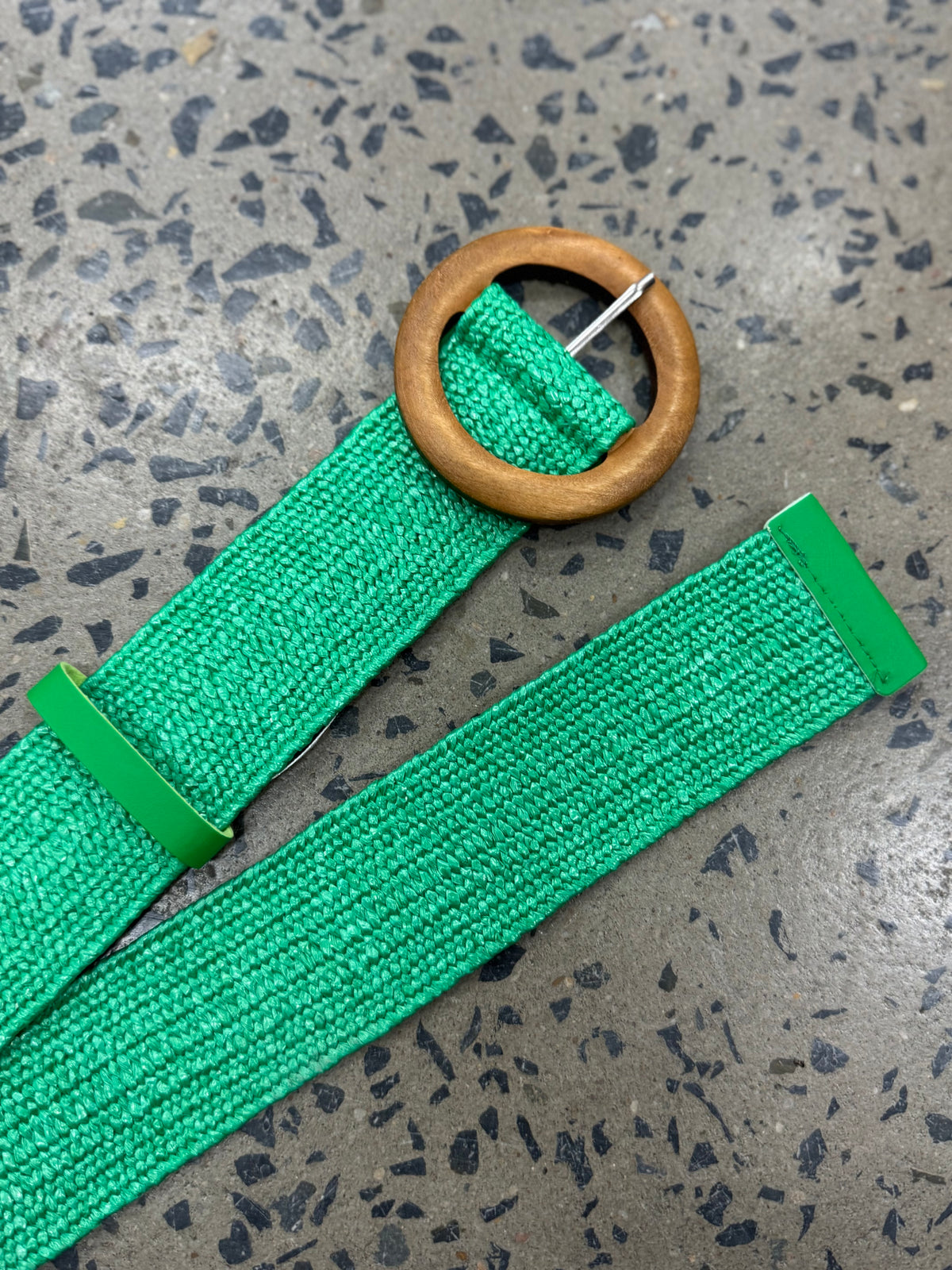 Boutique Belt -Vibrant Green