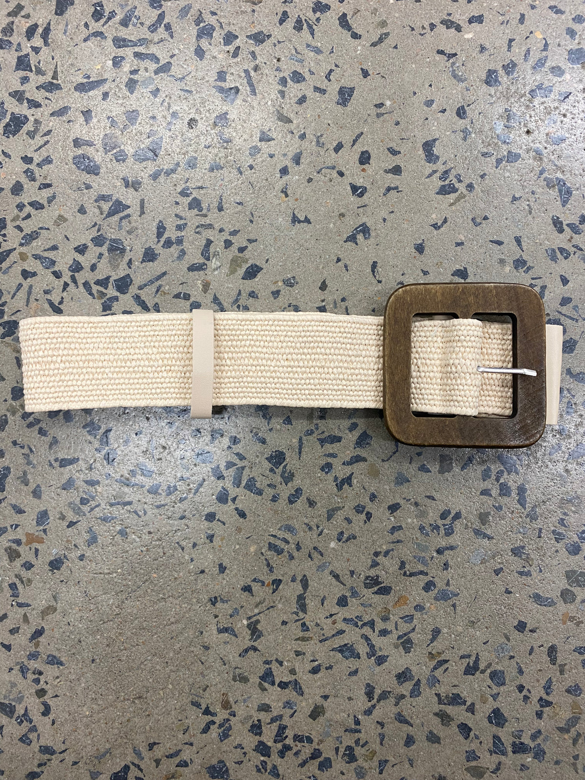 Boutique Belt - Square Buckle (Sand)