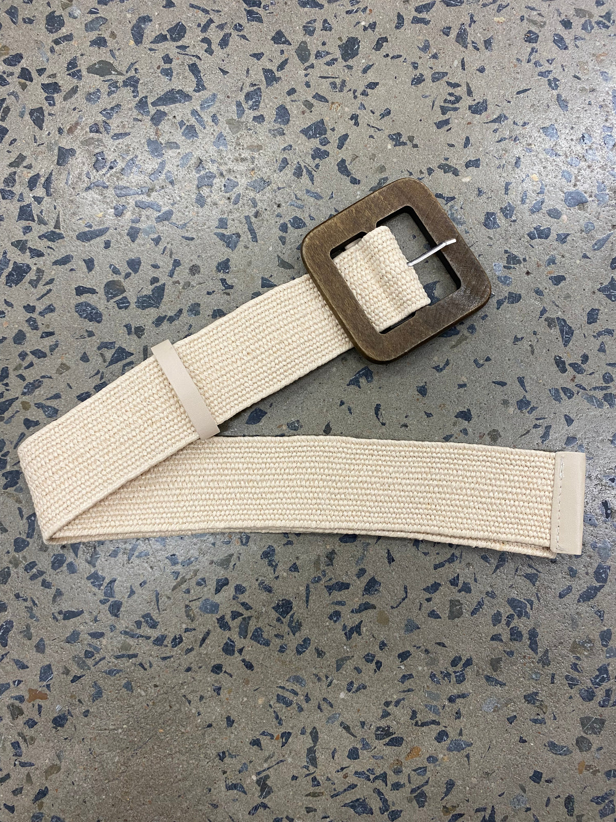 Boutique Belt - Square Buckle (Sand)