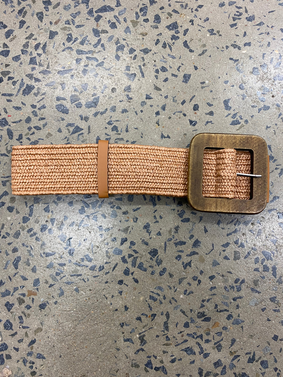 Boutique Belt - Square Buckle (Hazelnut)