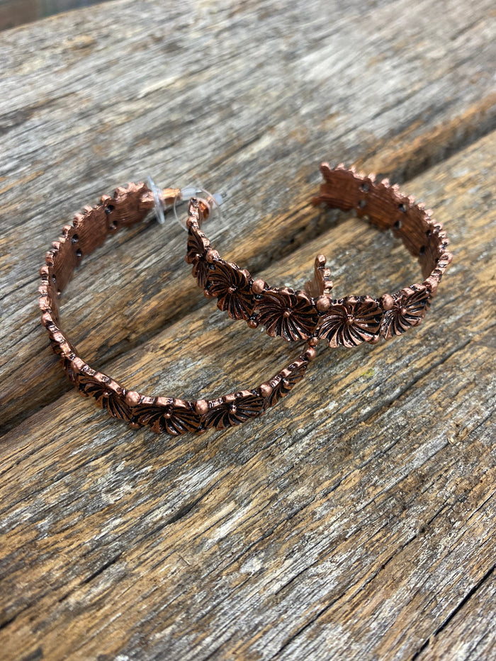 Prue - Copper Earrings