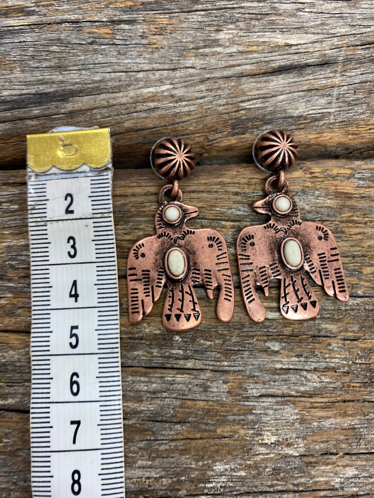 Tanner- Copper Earrings