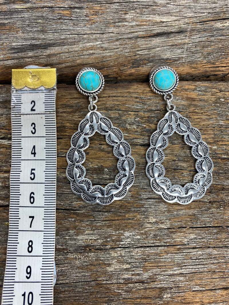 Zada - Turquoise Earrings