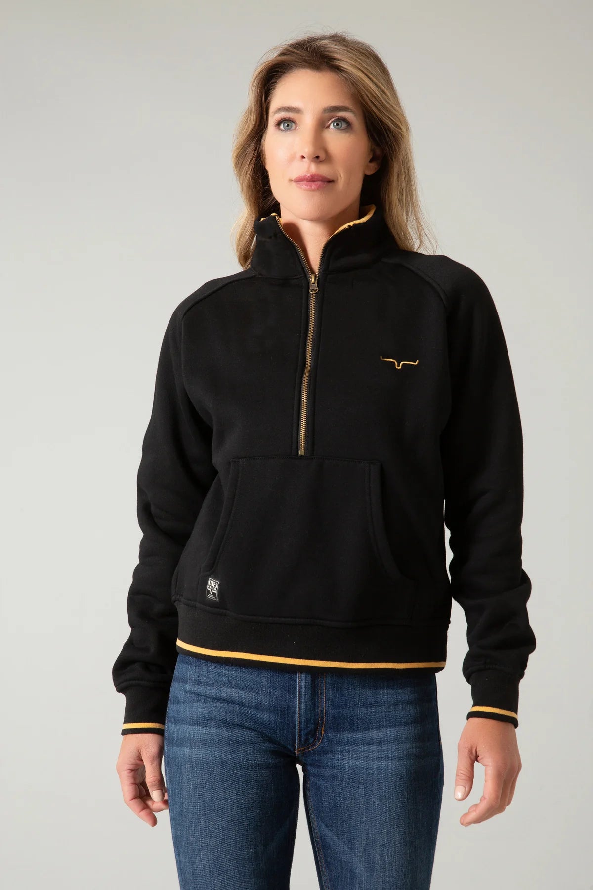 Kimes Ranch Pullover - Malta Cropped (Black)