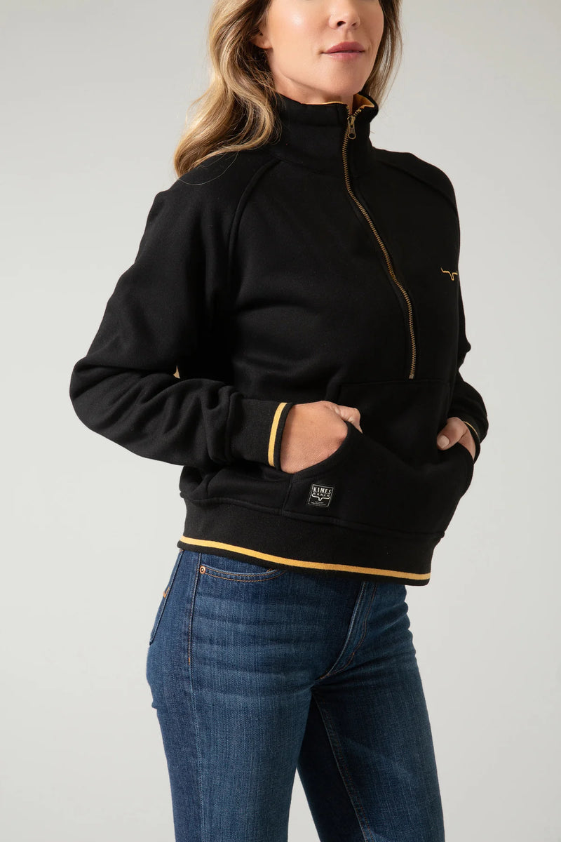 Kimes Ranch Pullover - Malta Cropped (Black)