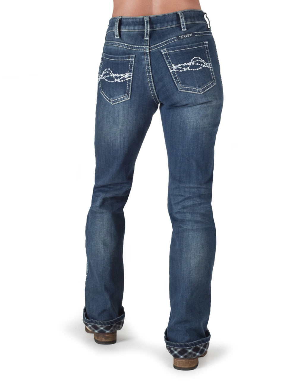 Cowgirl Tuff Jeans - Edgy Flannel