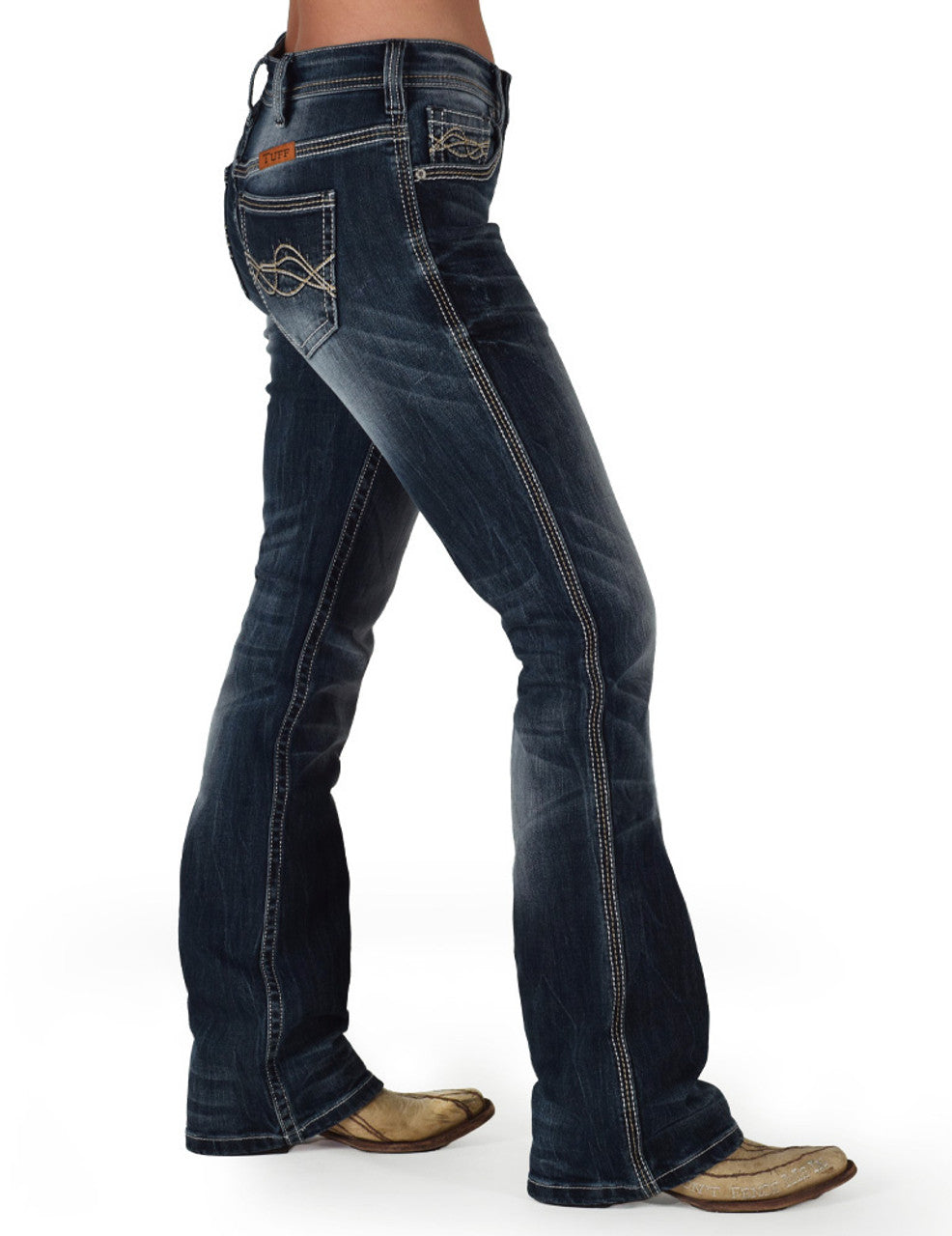 Cowgirl Tuff Jeans - Dark Faded DFMI