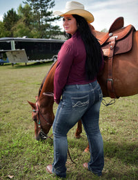 Cowgirl Tuff Jeans - Dark Faded DFMI