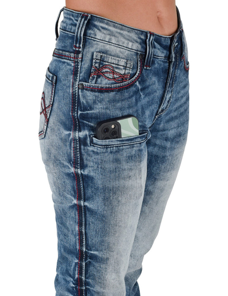 Cowgirl Tuff Jeans - Red Roan