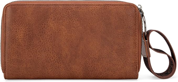 Wrangler Wallet/ Wristlet - Embroidered (Brown)