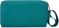 Wrangler Wallet/ Wristlet - Embroidered (Turquoise)