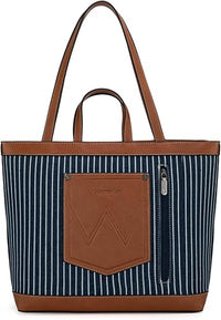 Wrangler Canvas Tote - Navy (WG142-2002NY)