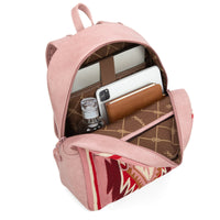 Wrangler Aztec Knitted Leather Backpack - Pink (WG174-9115PK)