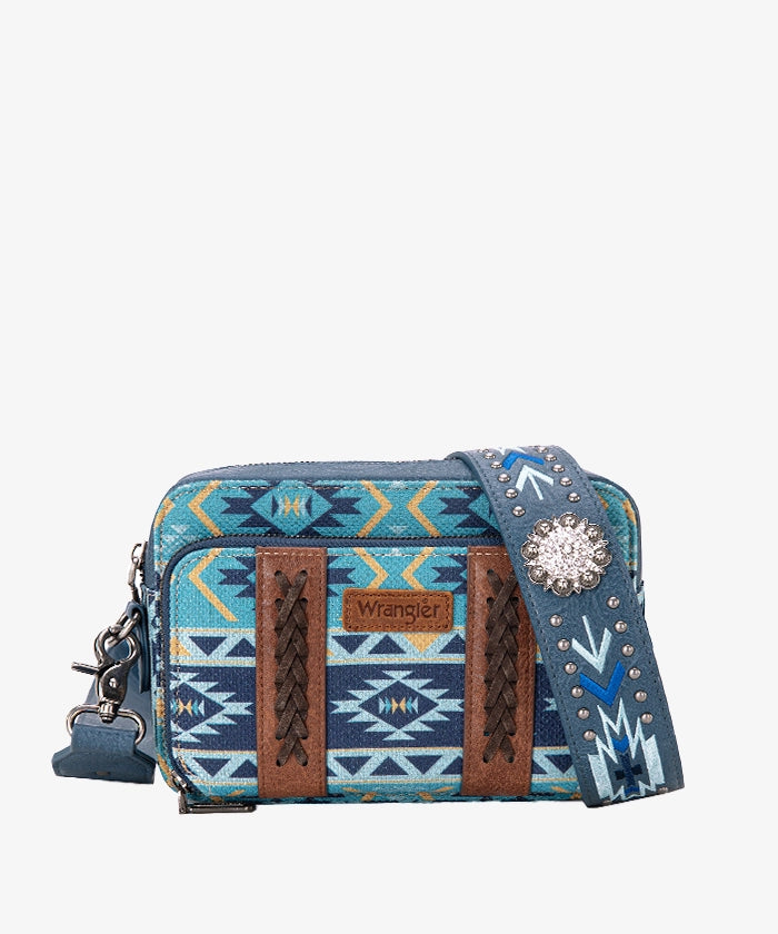 Wrangler Aztec Crossbody - Navy