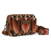 Wrangler South West Aztec Crossbody - Brown