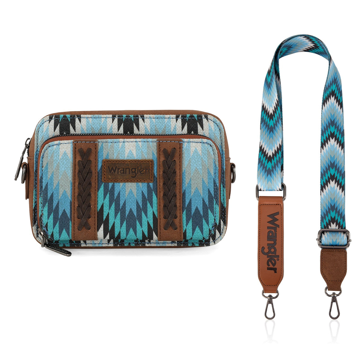 Wrangler South West Aztec Crossbody - Jean