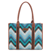 Wrangler Southwest Print Wide Tote - Jean (WG2211-8119JN)