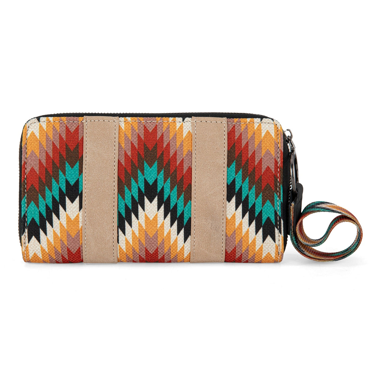 Wrangler Wallet - Southwestern Art Print (Black Multi)