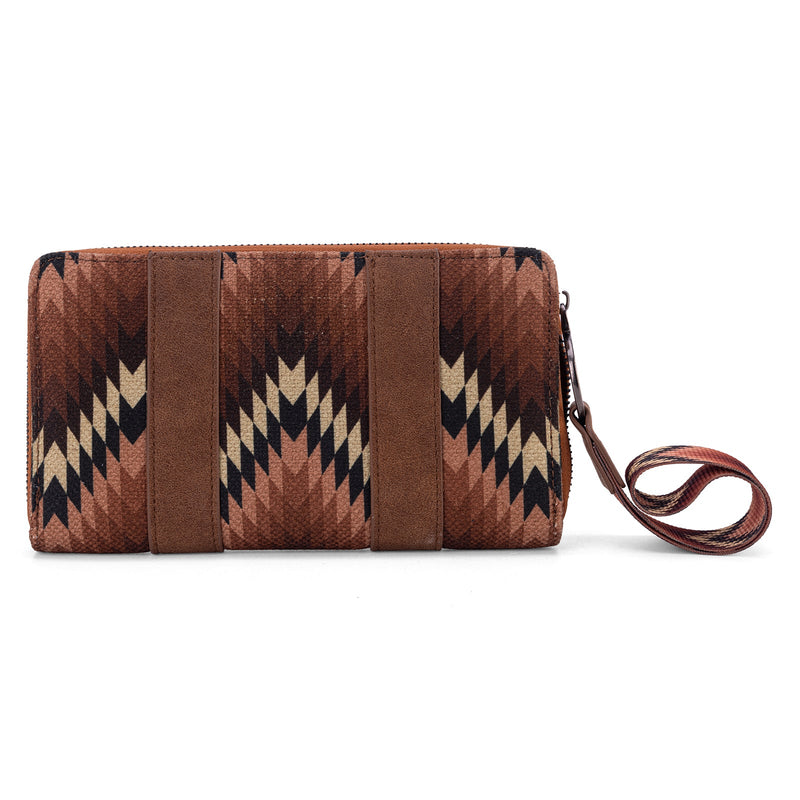 Wrangler Wallet - Southwestern Art Print (Brown)