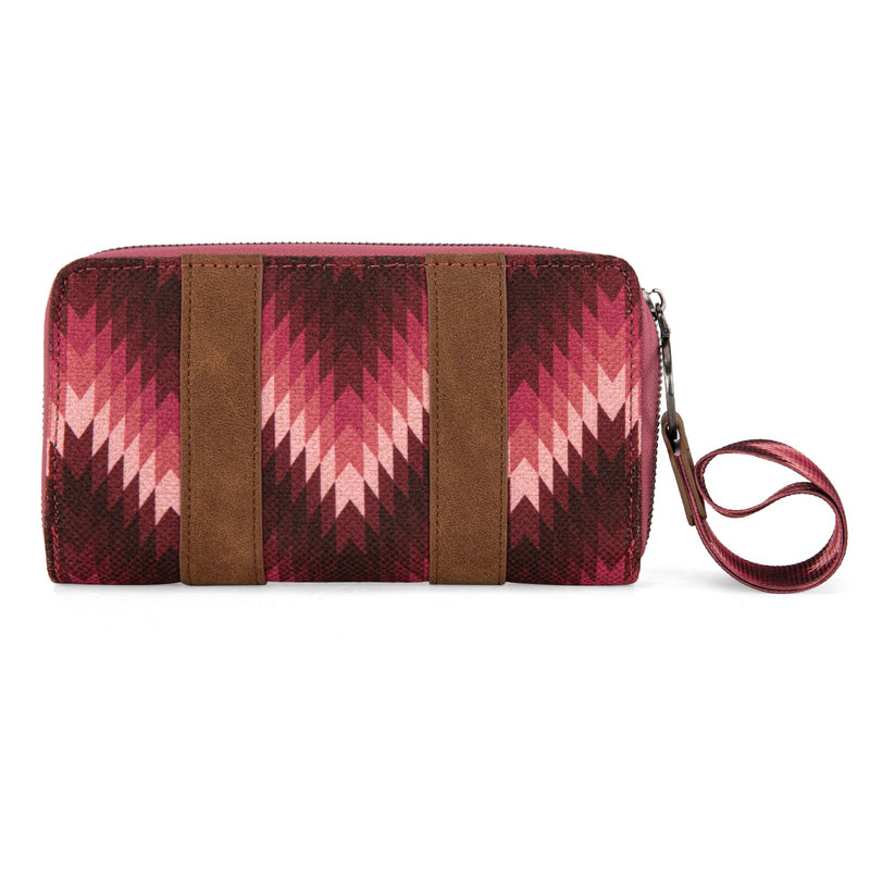 Wrangler Wallet - Southwestern Art Print (Dark Pink)