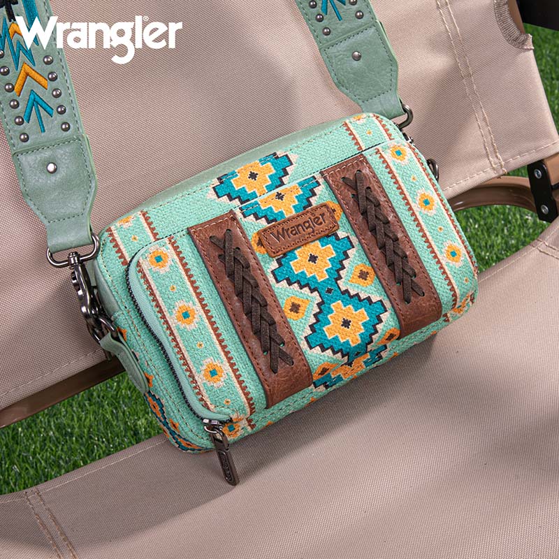 Wrangler Aztec Crossbody - Green