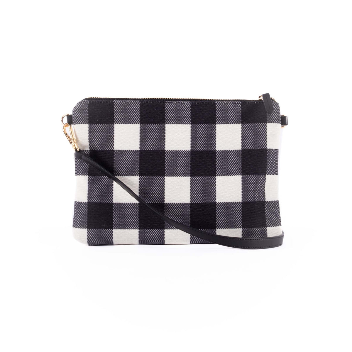 Liv & Milly - Capri Black & White Gingham Crossbody