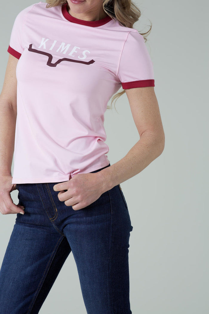 Kimes Ranch Fast Tech Tee - Blush