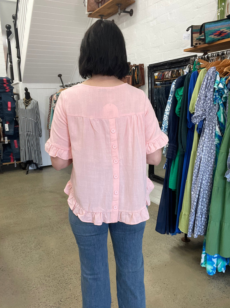 Hattie Top - Baby Pink