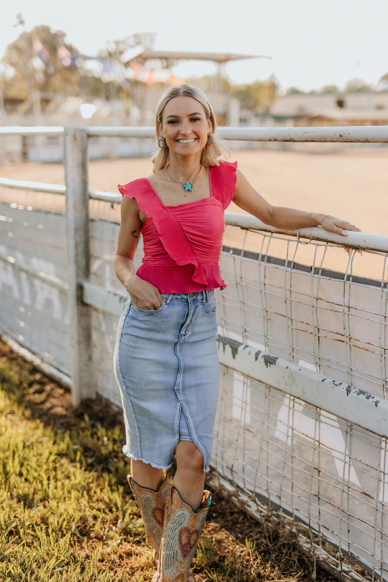 Shayley Top - Fuchsia