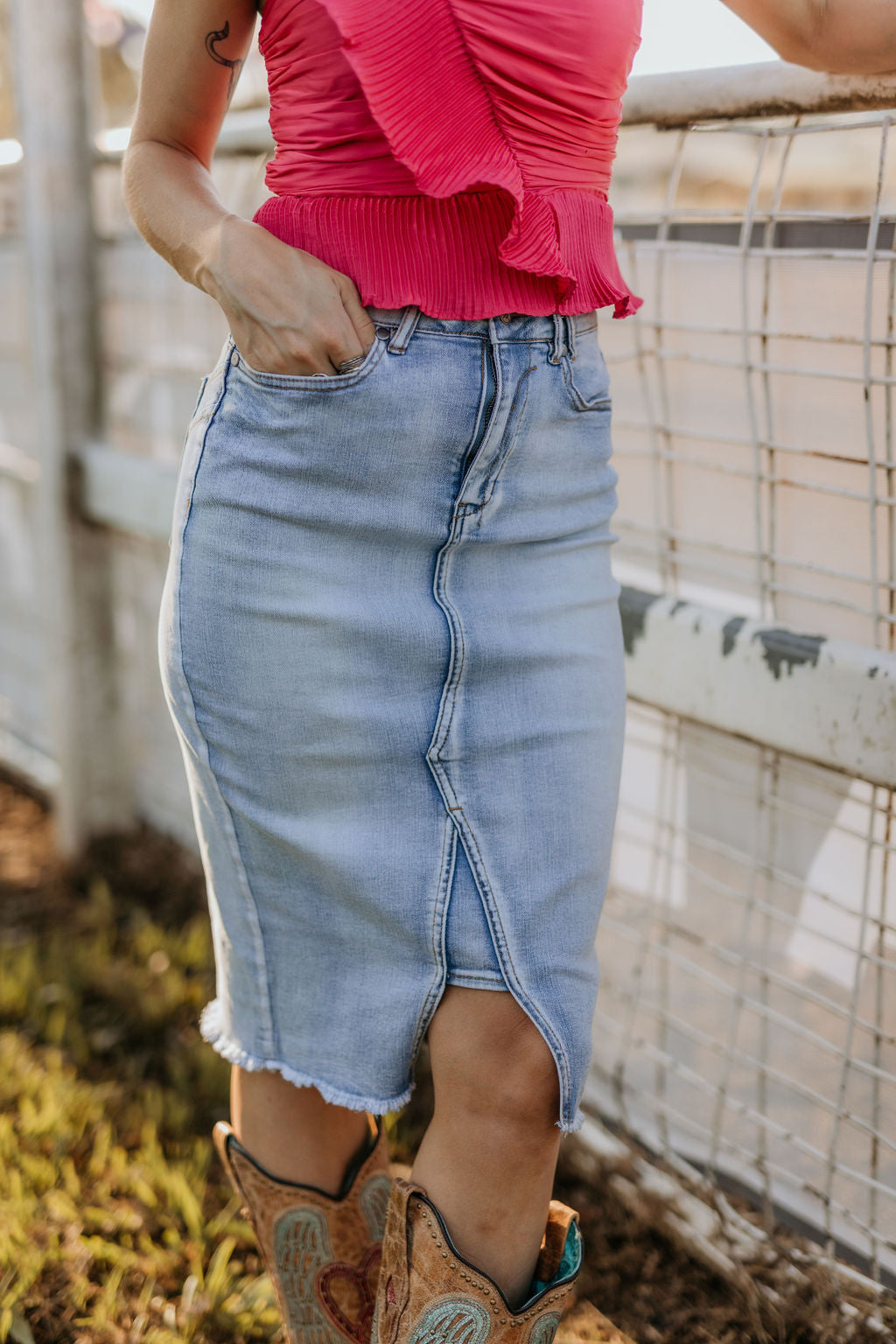 Carolina - Denim Skirt