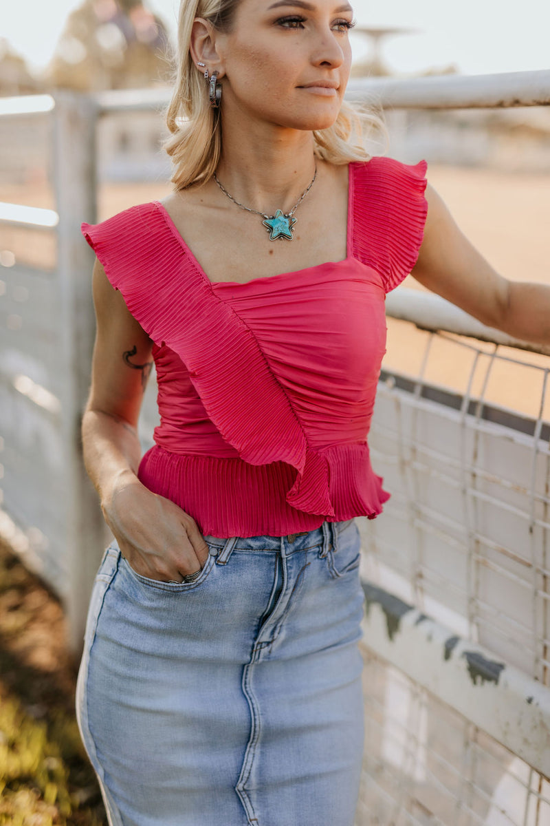 Shayley Top - Fuchsia