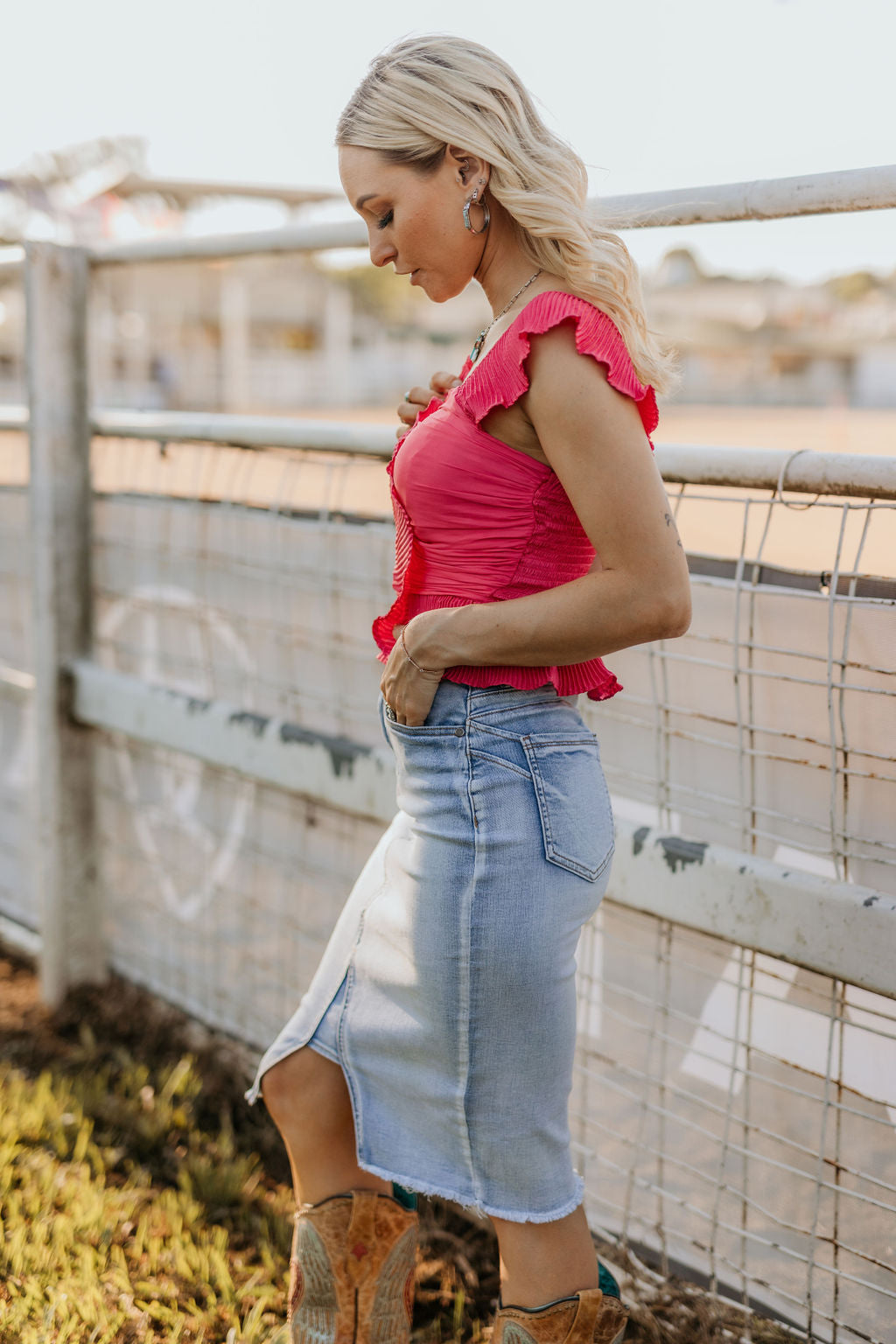 Shayley Top - Fuchsia