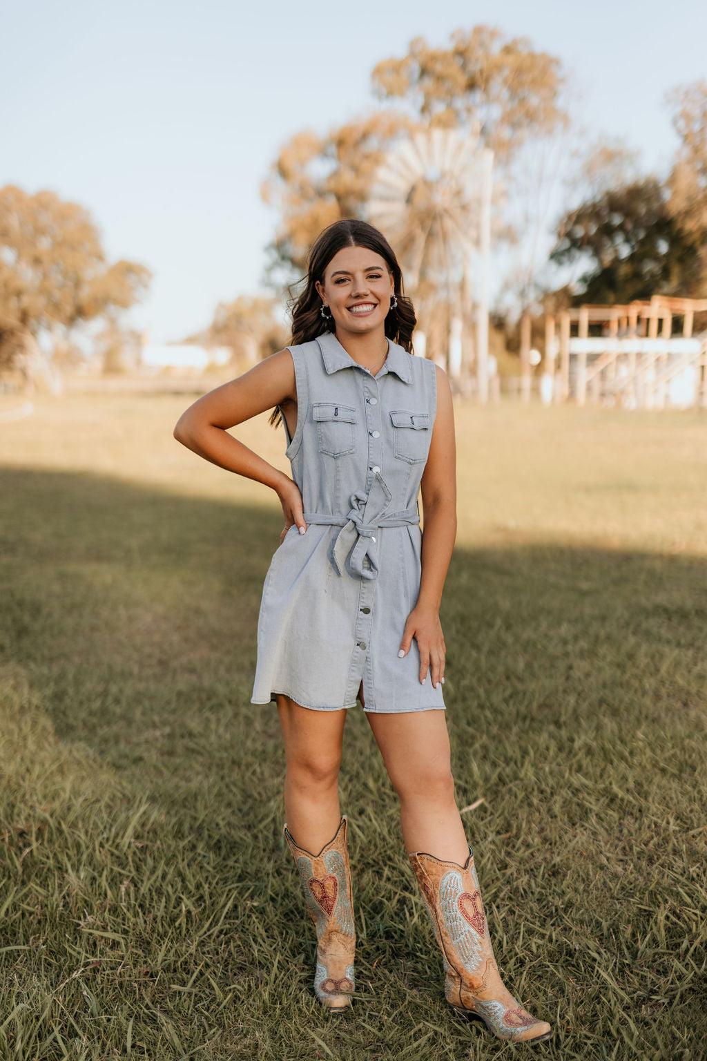 Dakota Dress - Denim