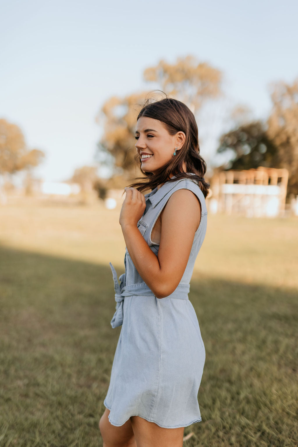 Dakota Dress - Denim